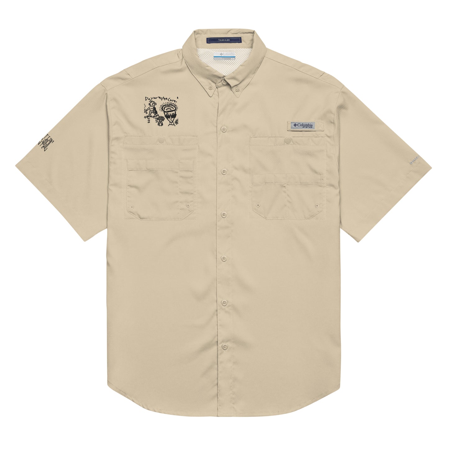 “Do You Even Care?” Short Sleeve Button Up